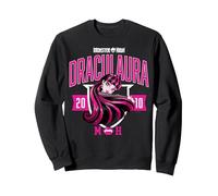 Monster High - Draculaura Collegiate Sudadera, Unisex para Adultos, Negro, L