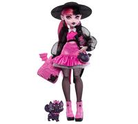 Monster High Fabulosa Draculaura Muñeca articulada con Mascota Count Fabulous, Conjunto de Moda y Accesorios, Juguete +4 años (Mattel HRP64)