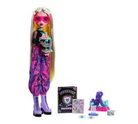Monster High Diario monstruoso Lagoona Blue Conjunto de muñeca y Accesorios con temática de biología Marina, Chaqueta de Estilo Universitario, anuario, Herramientas de Laboratorio, JML45