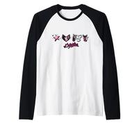 Monster High - Iconos de Catty Noir Camiseta Manga Raglan