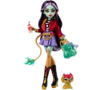 Monster High Jinafire Long Fashion Doll with Pet Dog Cloudy “Y (Importación USA)