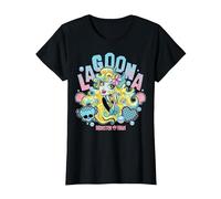 Monster High - Lagoona Blue Camiseta, Mujer, Negro, XXL