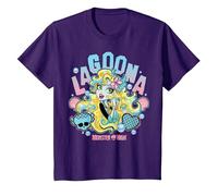 Monster High - Lagoona Blue Camiseta, Niños, Morado, 6 años