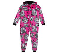 Monster High Onesie Pijama de Vellón para Niñas | Pijama Niñas | Rosa | 12-13 Años