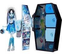 Monster High Skulltimate Secrets Serie 2 Frankie Stein Muñeca con Armario Iridiscente y Accesorios s