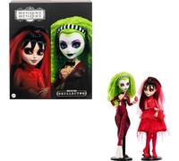 Monster High Skullector Beetlejuice - Paquete de 2 mu ecas coleccionables de Betelgeuse y Lydia Deetz con accesorios y empaque exhibible
