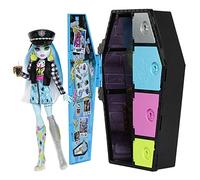 Monster High Skulltimate Secrets Frankie Stein Muñeca con Armario con 15 Accesorios Sorpresa de Moda, Juguete +4 años (Mattel HKY62)