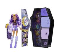 Monster High Skulltimate Secrets Serie 2 Clawdeen Wolf Muñeca con Armario Iridiscente y Accesorios s