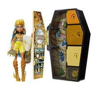 Monster High Skulltimate Secrets Serie 2 Cleo de Nile Muñeca con Armario Iridiscente y Accesorios so