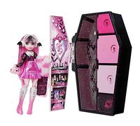 Monster High Skulltimate Secrets Serie 2 Draculaura Muñeca con Armario Iridiscente y Accesorios sorp