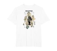 Monster High Student - Marco de Tumba MH Camiseta, Hombre Tallas Grandes, Blanco, 2X Alto