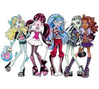 Monster High Torten Druck Bild auf A4 Fondant Papier