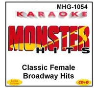 Monster Hits Karaoke #1054 - Classic Female Broadway Hits