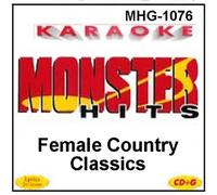 Monster Hits Karaoke #1076 - Female Country Classics