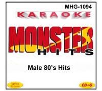 Monster Hits Karaoke 1094 - Male 80's Hits