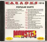 Monster Hits Vol. 1016 Karaoke CDG POPULAR DUETS