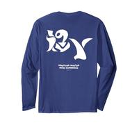 Monster Hunter Rise: Sunbreak 狩人 Manga Larga, Unisex para Adultos, Azul Marino, S