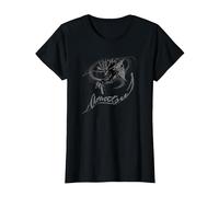 Monster Hunter Rise: Sunbreak Amatsu Camiseta, Mujer, Negro, 3XL