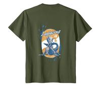 Monster Hunter Wilds Lagiacrus BP Camiseta, Niños, Verde Oliva, 4 años