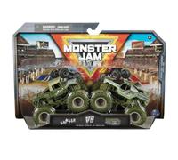 Monster Jam 2024 Series 30 1:64 Diecast Monster Truck 2 unidades, Shaker vs Soldier Fortune