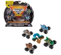 Monster Jam – Pack 5 mini coches Monster Trucks – Oficial, escala 1:87 – 6066965 – 3 años+