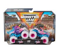 Monster Jam A Partir de 3 años, Camiones Monstruos fundidos a presión Oficiales Sparkle Smash Vs. Sparkle Smash, Escala 1:64, Juguetes para niños a Partir de 3 años