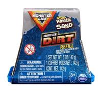 Monster Jam - Arena cinιtica - Monster Dirt 5 oz. Paquete de recarga (azul)