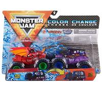 Monster Jam, Bakugan Dragonoid Vs. Sonuva Digger - Camiones monstruos fundidos a presión que cambian de color, escala 1:64