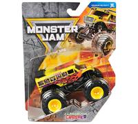 Monster Jam Camión fundido a presión oficial 1:64 serie 44 camiones de servicio en el aula, autobús escolar