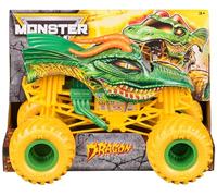 Monster Jam, camión Monstruo Dragon Monster Oficial, vehículo de coleccionista de Metal, Escala 1:24, Juguetes para niños a Partir de 3 años