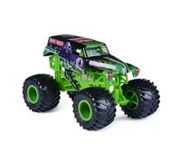 Monster Jam, camión Monstruo Grave Digger Monster Oficial, vehículo de coleccionista de Metal, Escala 1:24, Juguetes para niños a Partir de 3 años