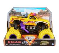 Monster Jam, Camión monstruo oficial de El Toro Loco, vehículo fundido a presión, escala 1:24, juguetes para niños y niñas a partir de 3 años