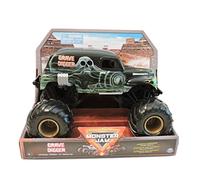 Monster Jam, Camión monstruo oficial de Grandma Grave Digger 2023, vehículo fundido a presión, escala 1:24, juguetes para niños a partir de 3 años