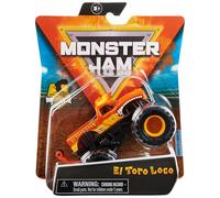 Monster Jam, Camión monstruo oficial El Toro Loco, vehículo fundido a presión, serie Shear Madness, escala 1:64