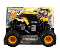 Monster Jam, Camión monstruo oficial JCB DIGatron, vehículo fundido a presión, escala 1:24, juguetes para niños y niñas de 3 años en adelante, azul