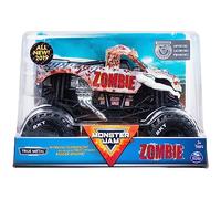 Monster Jam, Camión Monstruo Zombi Oficial, vehículo Fundido a presión, Escala 1:24, Juguetes para niños y niñas a Partir de 3 años