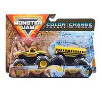 Monster Jam, Camiones Monstruos fundidos a presión Oficiales de El Toro Loco vs. Educación Superior Que cambian de Color, Escala 1:64