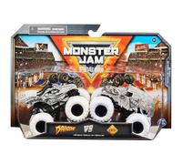 Monster Jam, Camiones monstruos oficiales Dragon Vs. Yeti, escala 1:64, juguetes para niños a partir de 3 años