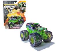 Monster Jam - Coche Monster Truck Grave Digger Metálico Escala 1:64 - Modelo Aleatorio - Coches para Niños - Juguetes Niños 3 años +