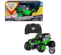 Monster Jam Coche Teledirigido Grave Digger Coche RC 1:24 Niños +4 años | Coche teledirigido Monster Jam Grave Digger RC 1:24 con control 2,4 GHz y alcance de hasta 76 m. Desde 4 años.