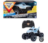 Monster Jam - COCHE TELEDIRIGIDO MEGALODÓN - Coche RC Monster Truck Megalodon a Escala 1:24 - 2.4GHZ hasta 76m - 6044952 - Juguetes Niños 4 Años +