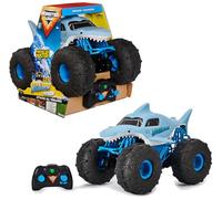 Monster Jam - Coche Teledirigido Megalodón - Coche RC Megalodon Storm a Escala 1:15-2.4GHZ hasta 76m - 6056227 - Juguetes Niños 4 Años + Regalo Niño 4 Años +