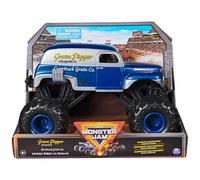 Monster Jam, Currituck Grain Co - Vehículo de coleccionista oficial Grave Digger Monster Truck escala 1:24, juguete para niños y niñas a partir de 3 años