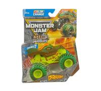 Monster Jam Dragon Camión monstruo que cambia de color, escala 1:64, Mud Blasters Series 02