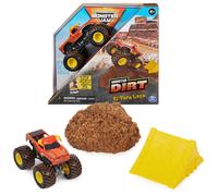 Monster Jam Dragon Monster Dirt Juega de 1 lb con juguetes de camiones monstruos de 1:64 a escala