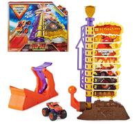 Spin master monster jam - big air challenge con el toro loco, 6045029