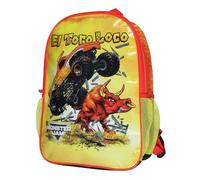 Monster Jam El Toro Loco - Mochila escolar para niños Mess With The Bull & You Get The Horns! Big Truck Book Bag