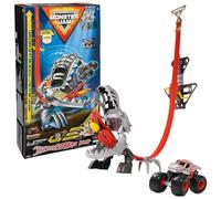 Monster Jam, Escenario ThunderROARus Drop con camión Monstruo, más de 180 cm de Altura, Luces y Sonidos, Juguetes para niños y niñas a Partir de 5 años