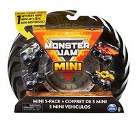 Monster Jam - Estuche de 5 vehículos minis 1:87 - 5 vehículos auténticos Monster Trucks Oficiales Formato Mini - Coleccionable Escala 1:87 - Show Juguete Infantil de 3 años y más