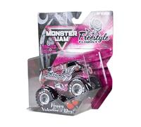 Monster Jam Freestyle Florist - Camión de edición limitada para el día de San Valentín, escala 1:64, camión monstruo fundido, coleccionable, 1 de 5,000